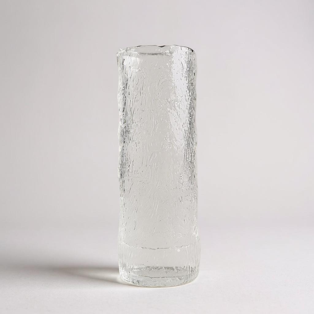 Vaso Cilindro Jateado Riscado M
